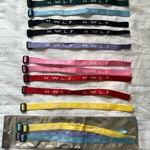 Colorful HWLF Bracelet Set